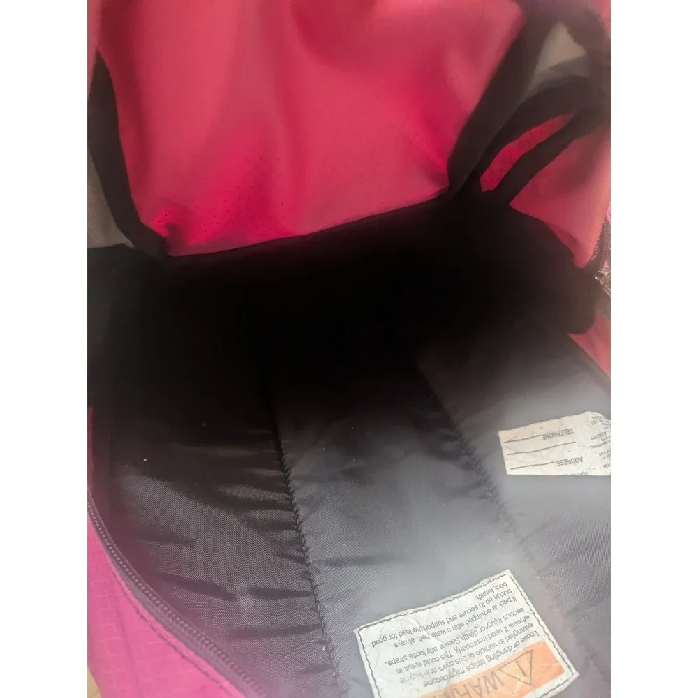 L.L.Bean Pink Butterfly Backpack  Black‎ School Book Bag Travel Daypack Hiking